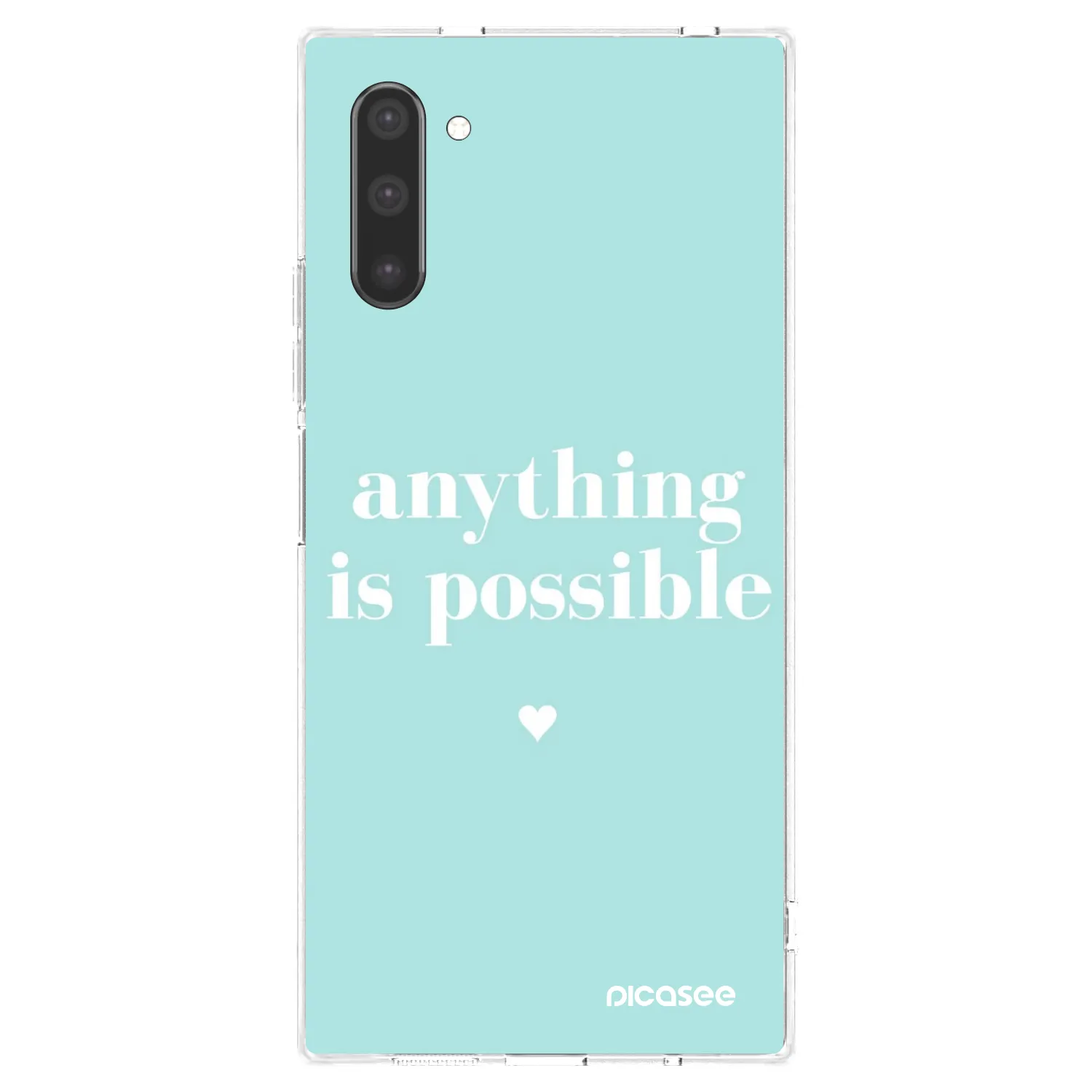 Picasee silikónový prehľadný obal pre Samsung Galaxy Note 10 N970F - Anything is possible