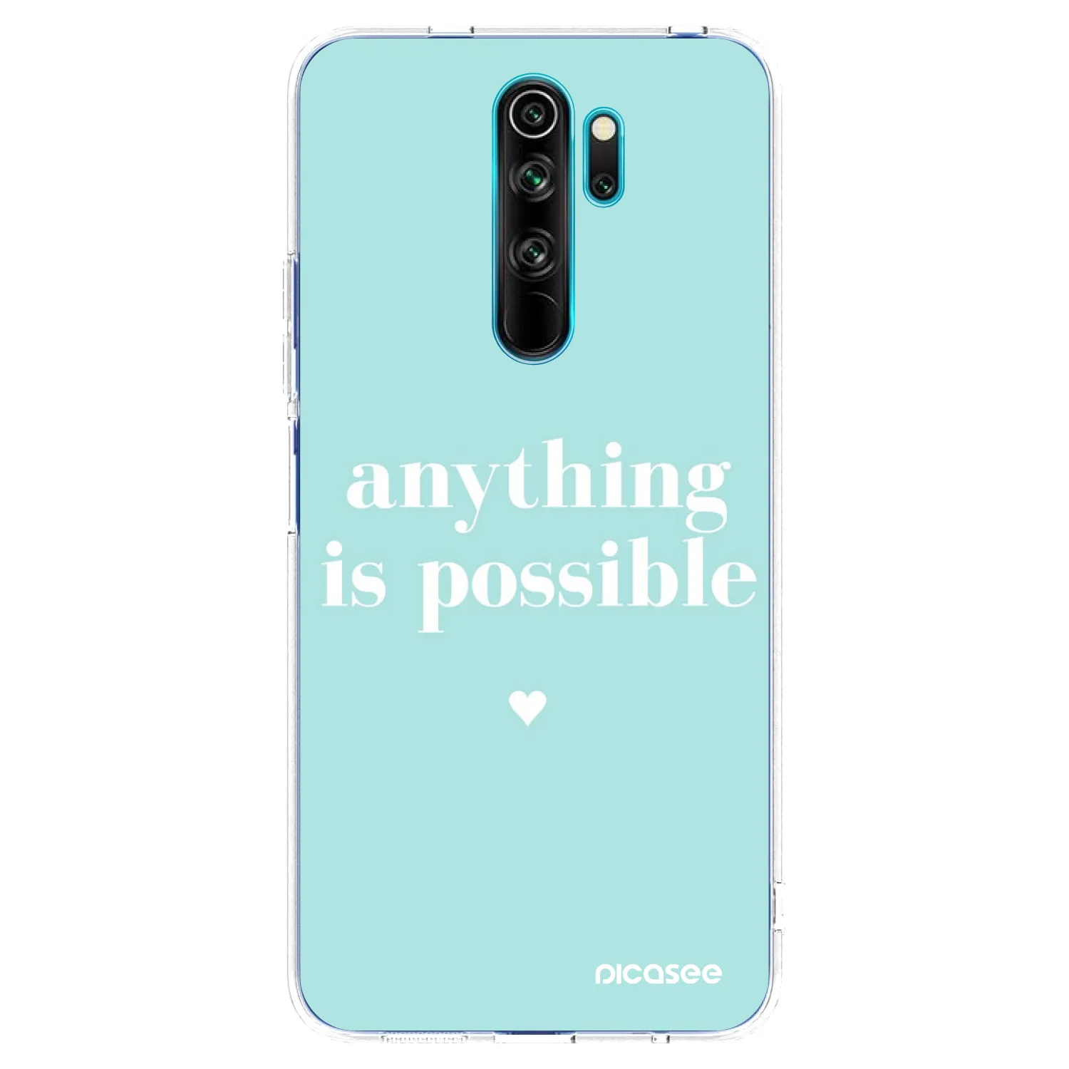 Silikónový prehľadný obal pre Xiaomi Redmi Note 8 Pro - Anything is possible