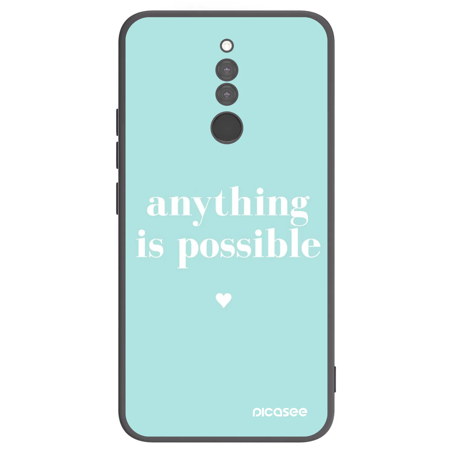 Picasee silikónový čierny obal pre Xiaomi Redmi 8 - Anything is possible