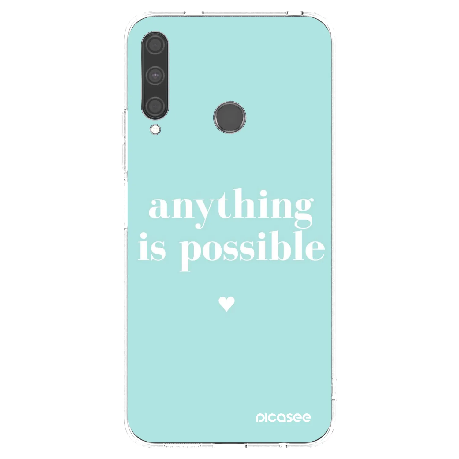 Silikónový prehľadný obal pre Huawei P40 Lite E - Anything is possible