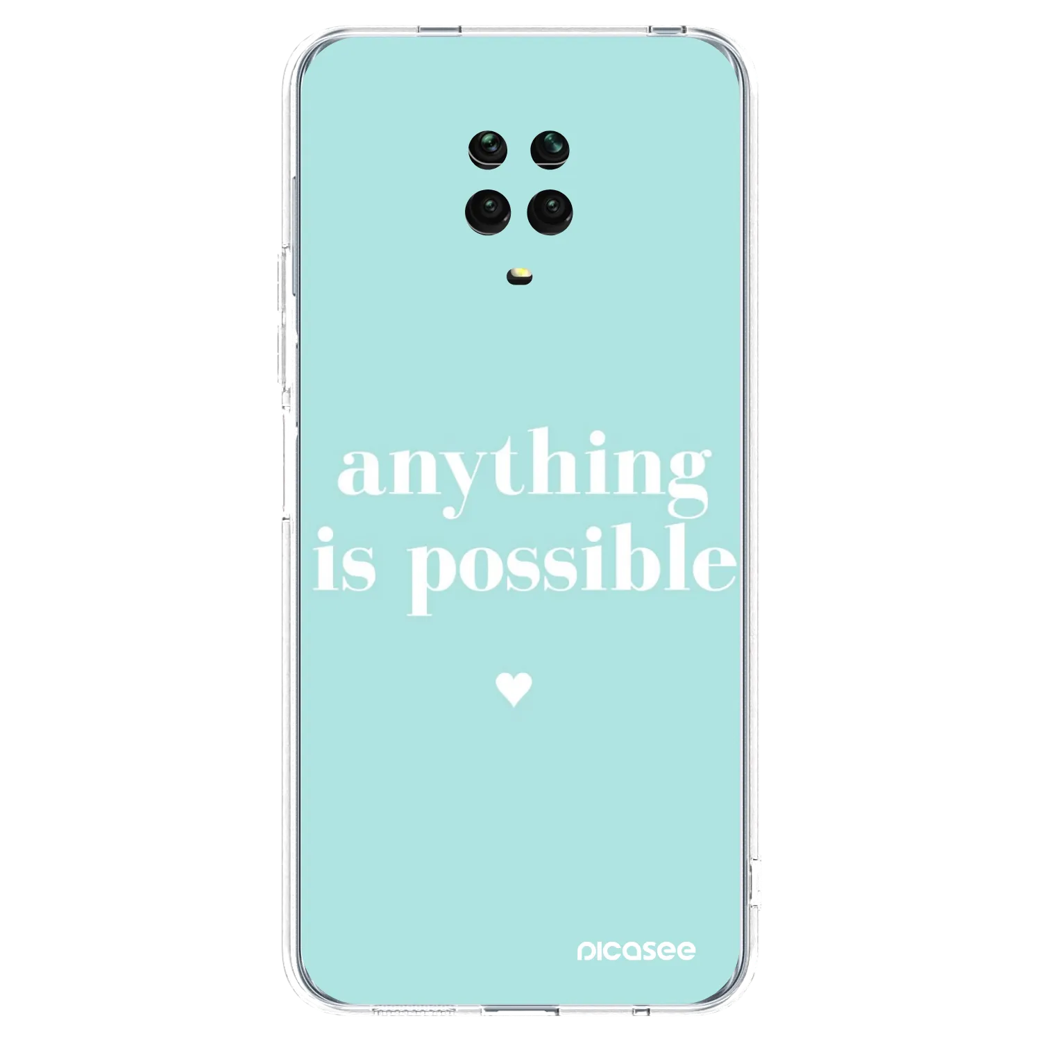 Silikónový prehľadný obal pre Xiaomi Redmi Note 9S - Anything is possible