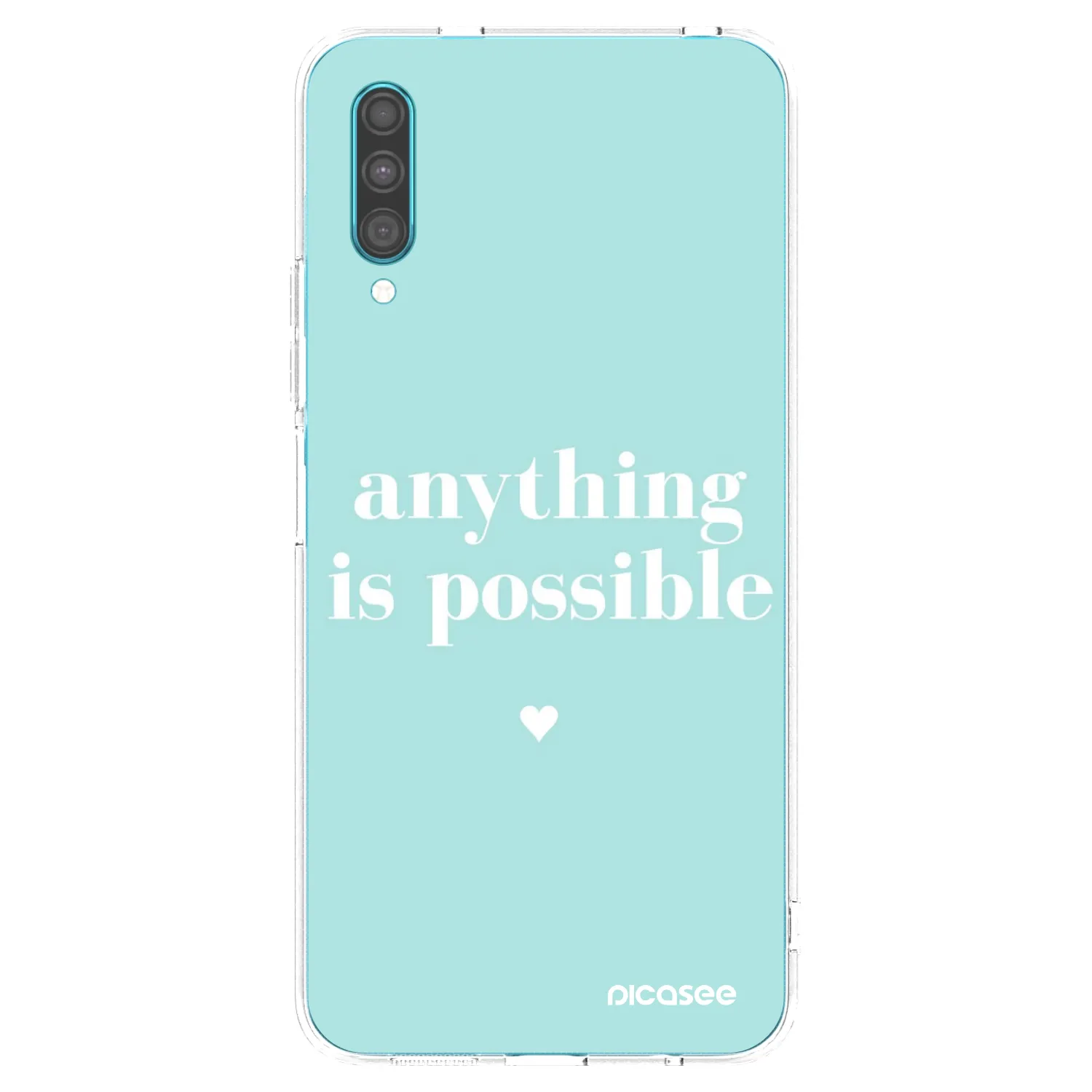 Picasee silikónový prehľadný obal pre Samsung Galaxy A30s A307F - Anything is possible