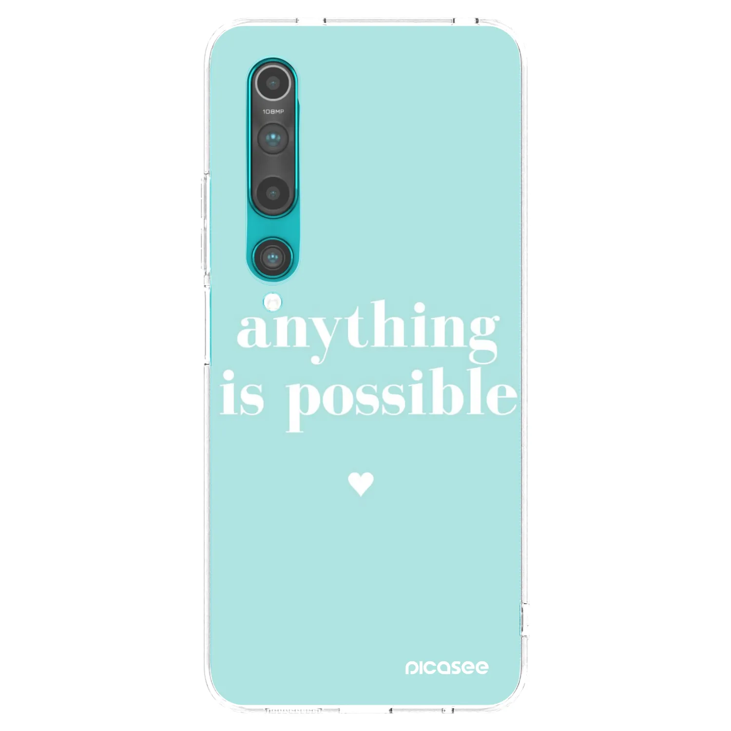 Silikónový prehľadný obal pre Xiaomi Mi 10 - Anything is possible