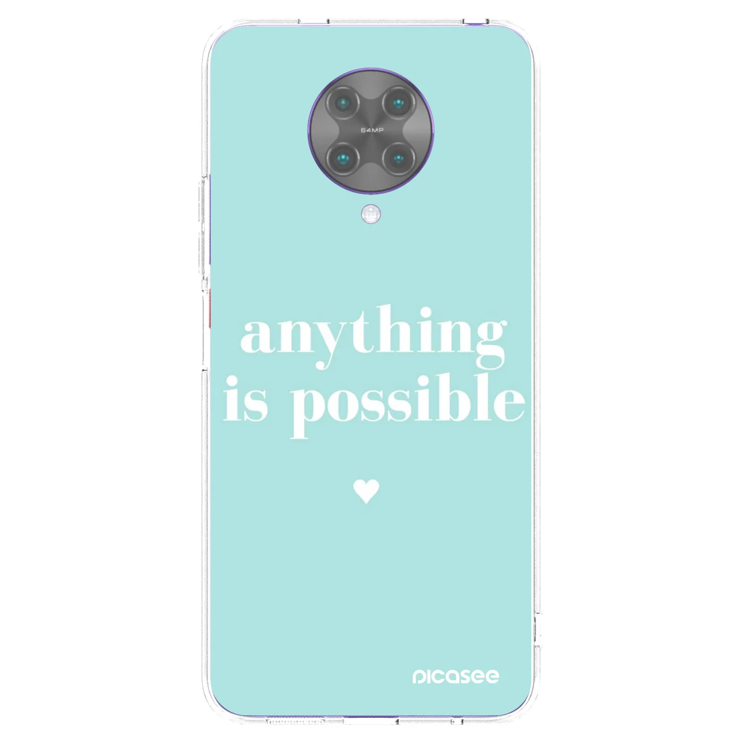 Silikónový prehľadný obal pre Xiaomi Poco F2 Pro - Anything is possible