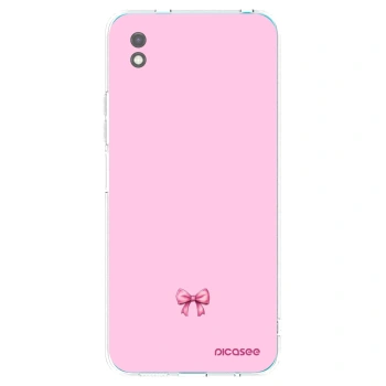 Picasee silikónový čierny obal pre Xiaomi Redmi 9A - Blush bow