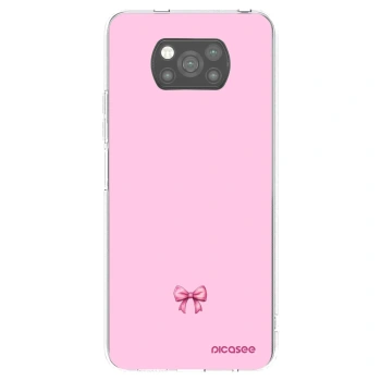 Picasee silikónový čierny obal pre Xiaomi Poco X3 Pro - Blush bow