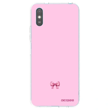 Picasee silikónový prehľadný obal pre Xiaomi Redmi 9AT - Blush bow