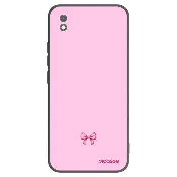 Picasee silikónový čierny obal pre Xiaomi Redmi 9AT - Blush bow