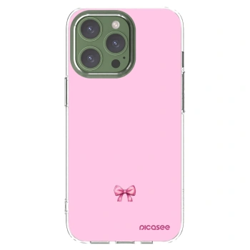 Picasee silikónový prehľadný obal pre Apple iPhone 13 Pro - Blush bow