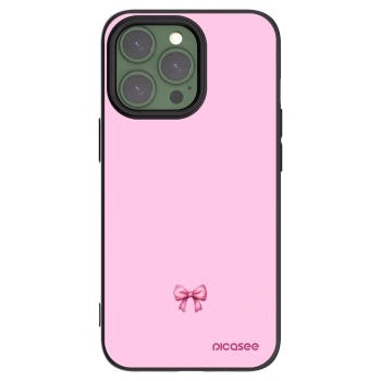 Picasee silikónový čierny obal pre Apple iPhone 13 Pro - Blush bow