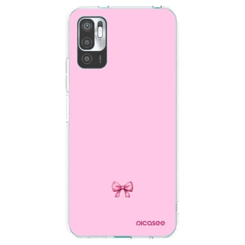 Picasee silikónový prehľadný obal pre Xiaomi Redmi Note 10 5G - Blush bow