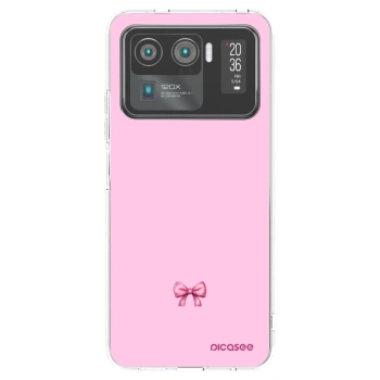 Picasee silikónový prehľadný obal pre Xiaomi Mi 11 Ultra - Blush bow