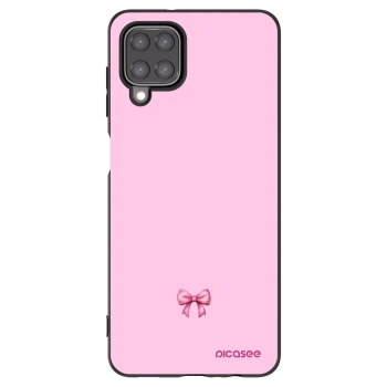 Picasee silikónový čierny obal pre Samsung Galaxy M12 M127F - Blush bow