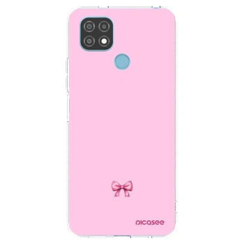 Picasee silikónový prehľadný obal pre Realme C21 - Blush bow