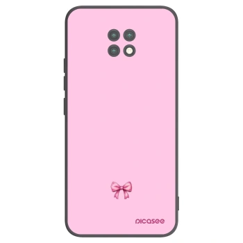 Picasee silikónový čierny obal pre Xiaomi Redmi Note 9T - Blush bow