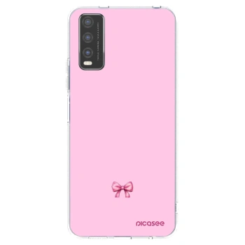 Picasee silikónový prehľadný obal pre Vivo Y20s - Blush bow