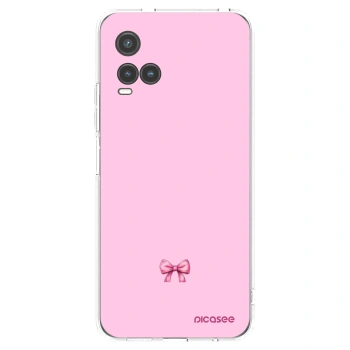 Picasee silikónový prehľadný obal pre Vivo Y33s - Blush bow