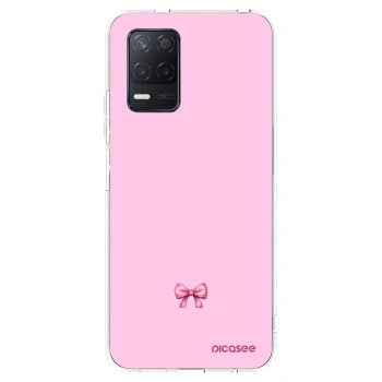Picasee silikónový prehľadný obal pre Realme 8 5G - Blush bow