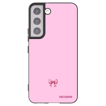 Picasee silikónový čierny obal pre Samsung Galaxy S22 5G - Blush bow