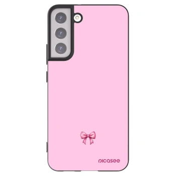 Picasee silikónový čierny obal pre Samsung Galaxy S22+ 5G - Blush bow