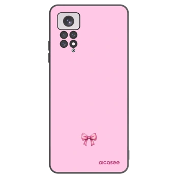 Picasee silikónový čierny obal pre Xiaomi Redmi Note 11 - Blush bow