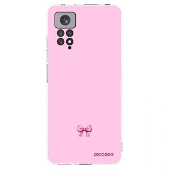 Picasee silikónový prehľadný obal pre Xiaomi Redmi Note 11 - Blush bow