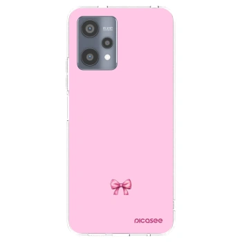 Picasee silikónový prehľadný obal pre Realme 9 Pro 5G - Blush bow