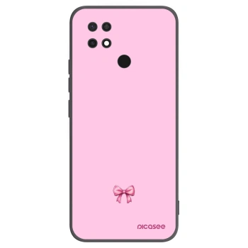 Picasee silikónový čierny obal pre Xiaomi Redmi 10C - Blush bow