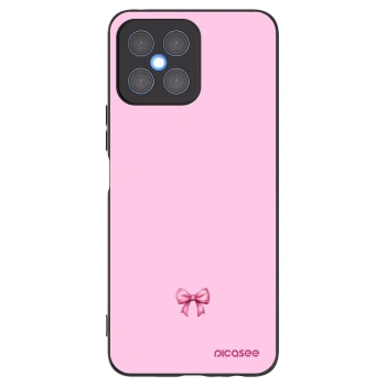 Picasee silikónový čierny obal pre Honor X8 4G - Blush bow