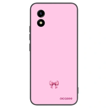 Picasee silikónový čierny obal pre Vivo Y01 - Blush bow