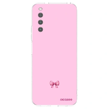 Picasee silikónový prehľadný obal pre Sony Xperia 10 IV 5G - Blush bow