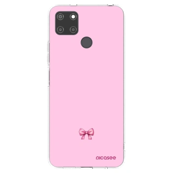 Picasee silikónový prehľadný obal pre Realme C21Y - Blush bow