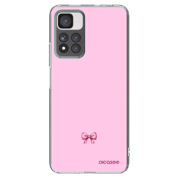 Picasee silikónový prehľadný obal pre Xiaomi Redmi Note 11 Pro+ 5G - Blush bow