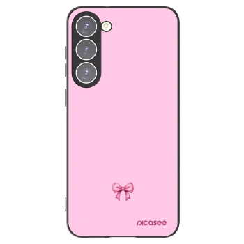 Picasee silikónový čierny obal pre Samsung Galaxy S23+ 5G - Blush bow