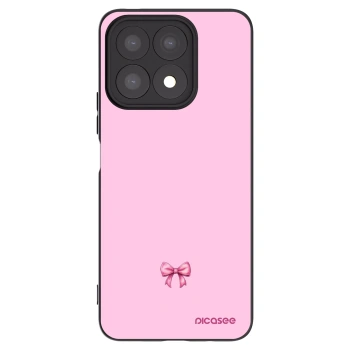 Picasee silikónový čierny obal pre Honor X8a - Blush bow