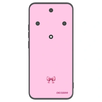 Picasee silikónový čierny obal pre Honor Magic5 Lite 5G - Blush bow