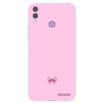 Picasee silikónový prehľadný obal pre Honor 8X - Blush bow