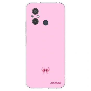 Picasee silikónový prehľadný obal pre Xiaomi Redmi 12C - Blush bow