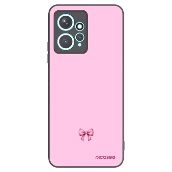 Picasee silikónový čierny obal pre Xiaomi Redmi Note 12 4G - Blush bow