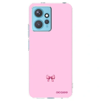 Picasee silikónový prehľadný obal pre Xiaomi Redmi Note 12 4G - Blush bow
