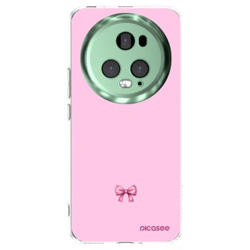 Picasee silikónový prehľadný obal pre Honor Magic5 Pro - Blush bow
