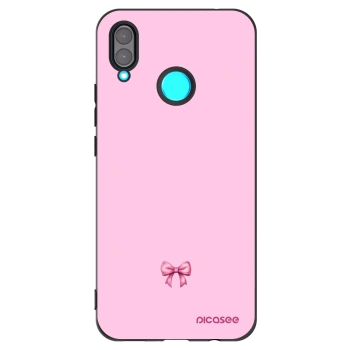 Picasee silikónový čierny obal pre Huawei Nova 3 - Blush bow
