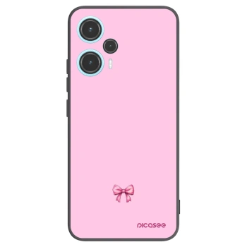 Picasee silikónový čierny obal pre Xiaomi Poco F5 - Blush bow
