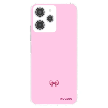 Picasee silikónový prehľadný obal pre Xiaomi Redmi 12 4G - Blush bow