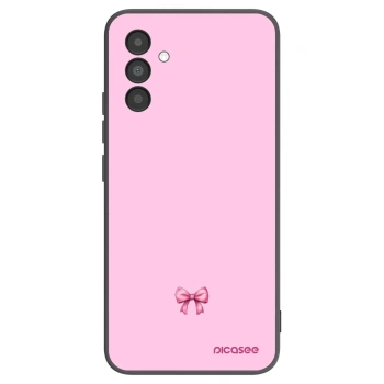 Picasee silikónový čierny obal pre Samsung Galaxy A04s A047F - Blush bow
