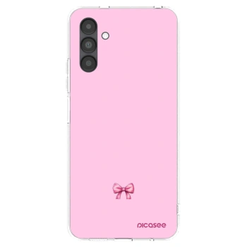 Picasee silikónový prehľadný obal pre Samsung Galaxy A04s A047F - Blush bow