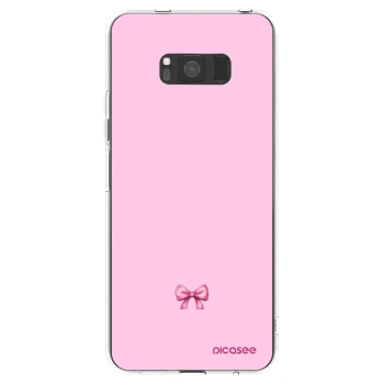 Picasee silikónový prehľadný obal pre Samsung Galaxy S8 G950F - Blush bow