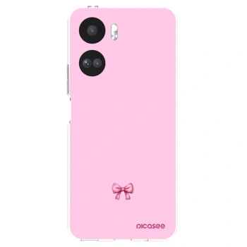 Picasee silikónový prehľadný obal pre Honor 90 Lite 5G - Blush bow