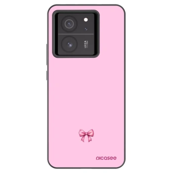 Picasee silikónový čierny obal pre Xiaomi 13T - Blush bow