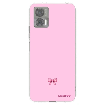 Picasee silikónový prehľadný obal pre Motorola Edge 30 Neo - Blush bow